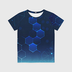 Футболка детская Абстрактная сетка, цвет: 3D-принт