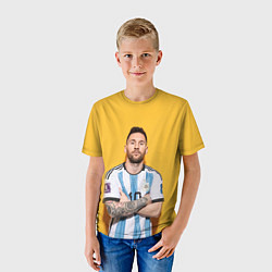 Футболка детская Lionel Messi 10, цвет: 3D-принт — фото 2