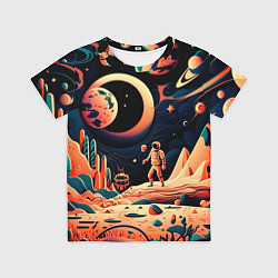 Футболка детская Покорение космоса, цвет: 3D-принт