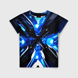 Детская футболка Digital abstract fractal
