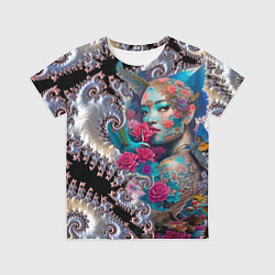 Футболка детская Japanese beauty - irezumi, цвет: 3D-принт