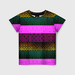 Футболка детская Patterned stripes, цвет: 3D-принт