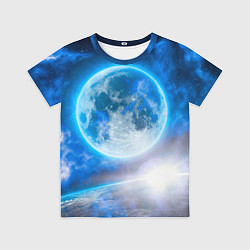 Футболка детская Планета сияет, цвет: 3D-принт
