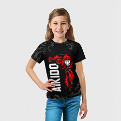 Футболка детская Сборная России по айкидо, цвет: 3D-принт — фото 2