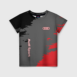 Футболка детская Audi sport grunge, цвет: 3D-принт