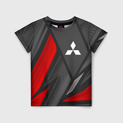 Футболка детская Mitsubishi sports racing, цвет: 3D-принт