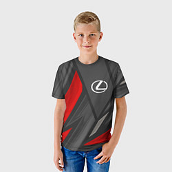 Футболка детская Lexus sports racing, цвет: 3D-принт — фото 2