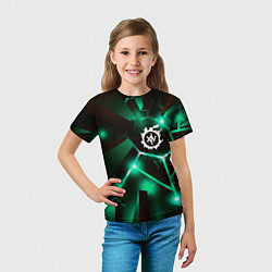Футболка детская Final Fantasy разлом плит, цвет: 3D-принт — фото 2