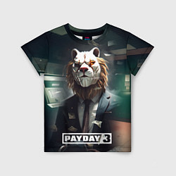 Футболка детская Payday 3 lion, цвет: 3D-принт