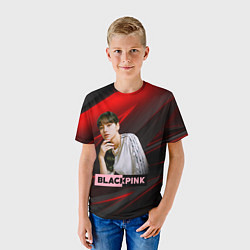 Футболка детская Lisa Blackpink kpop, цвет: 3D-принт — фото 2