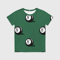 Детская футболка Крутой бильярдист