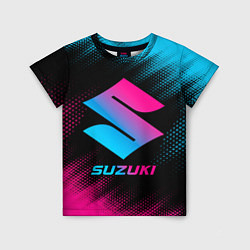 Футболка детская Suzuki - neon gradient, цвет: 3D-принт