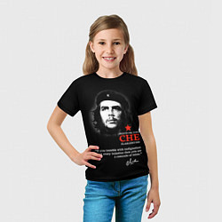 Футболка детская Che Guevara автограф, цвет: 3D-принт — фото 2