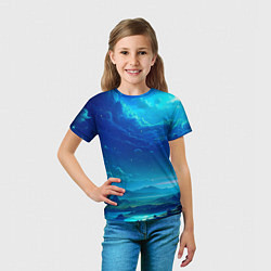 Футболка детская Фантастический космос, цвет: 3D-принт — фото 2