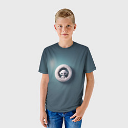 Футболка детская Забавный зеленоглазый пришелец, цвет: 3D-принт — фото 2