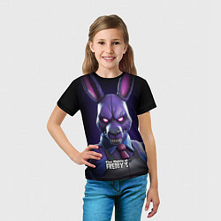Футболка детская Bonnie FNAF, цвет: 3D-принт — фото 2