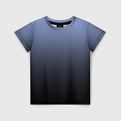 Детская футболка Градиент сиренево-черный