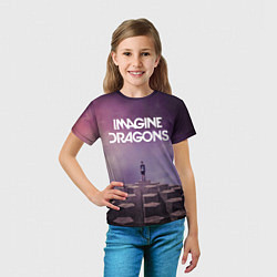 Футболка детская Imagine Dragons обложка альбома Night Visions, цвет: 3D-принт — фото 2
