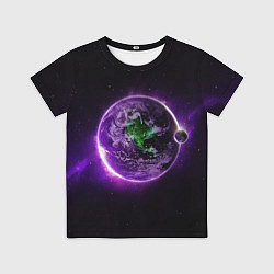 Футболка детская Планета - космос, цвет: 3D-принт