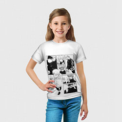 Футболка детская Разный Годжо - Магическая битва, цвет: 3D-принт — фото 2