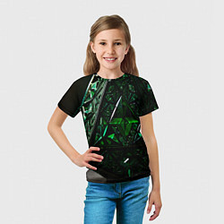 Футболка детская Таинственный изумруд, цвет: 3D-принт — фото 2
