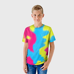 Футболка детская Тай-дай из фильма Барби, цвет: 3D-принт — фото 2