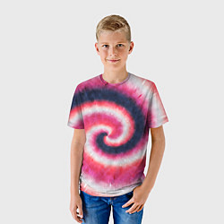 Футболка детская Tie-Dye дизайн, цвет: 3D-принт — фото 2