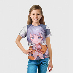 Футболка детская Touhou Project Cirno Тируно 9, цвет: 3D-принт — фото 2