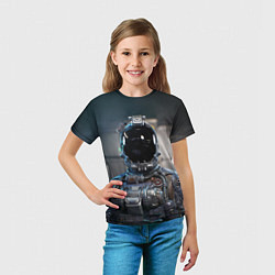 Футболка детская Starfield astronaut, цвет: 3D-принт — фото 2
