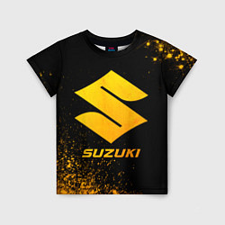 Футболка детская Suzuki - gold gradient, цвет: 3D-принт