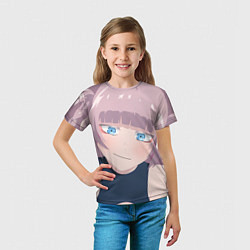 Футболка детская Песнь ночных сов Надзуна Нанакуса, цвет: 3D-принт — фото 2