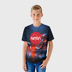 Футболка детская Nasa space star, цвет: 3D-принт — фото 2