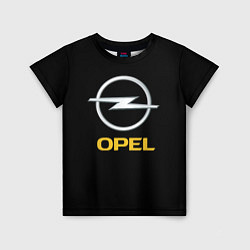 Футболка детская Opel sport car, цвет: 3D-принт