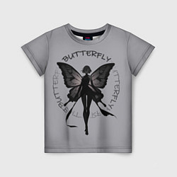 Футболка детская Dark butterfly, цвет: 3D-принт