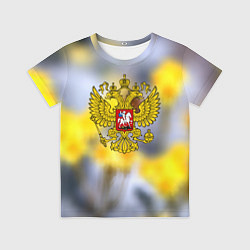 Футболка детская Русская земля герб, цвет: 3D-принт