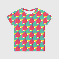 Футболка детская Ракетки для настольного тенниса, цвет: 3D-принт