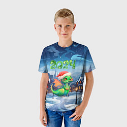Футболка детская Милый дракончик 2024, цвет: 3D-принт — фото 2