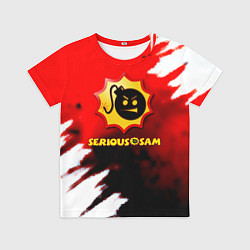 Футболка детская Serious Sam blood game, цвет: 3D-принт