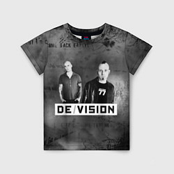 Футболка детская Devision - a band from germany, цвет: 3D-принт
