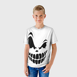 Футболка детская The ghost is smiling, цвет: 3D-принт — фото 2