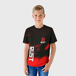 Футболка детская Rust the game colors, цвет: 3D-принт — фото 2