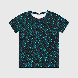 Футболка детская Цветной дождь, цвет: 3D-принт