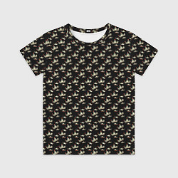 Футболка детская Паттерн короны, цвет: 3D-принт