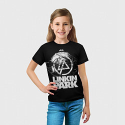Футболка детская Linkin Park рэп-метал, цвет: 3D-принт — фото 2