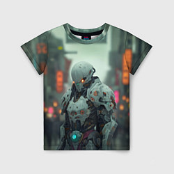 Футболка детская Кибернетический страж, цвет: 3D-принт