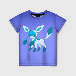 Футболка детская Glaceon Pokemon, цвет: 3D-принт