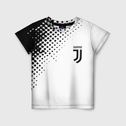 Футболка детская Juventus sport black geometry, цвет: 3D-принт