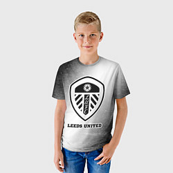 Футболка детская Leeds United sport на светлом фоне, цвет: 3D-принт — фото 2