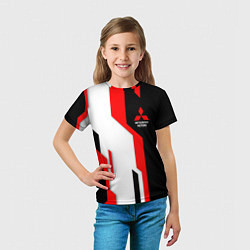 Футболка детская Mitsubishi red uniform, цвет: 3D-принт — фото 2