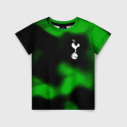 Футболка детская Tottenham sport halftone, цвет: 3D-принт